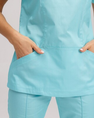 Medical shirt women's Topaz mint 164-332-705 / 386-332-705 (6613490) фото 3