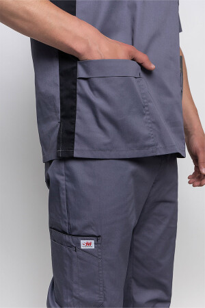 Medical jacket for men Manhattan. Asphalt (5437042) фото 4