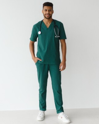 Медицинский костюм мужской Марсель зеленый 353-350-708 (6613702) фото 8