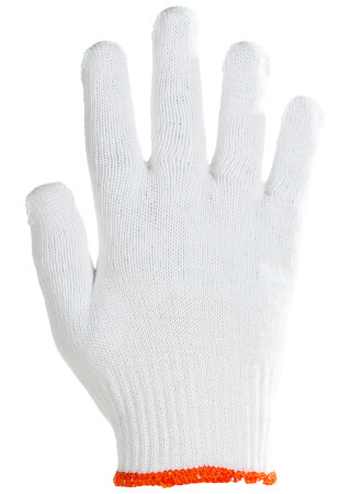 Gloves for workers with pvc-dot white (32007) фото 2