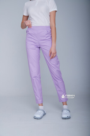 Women's medical trousers "Francesca" lavender (3399103) фото 5