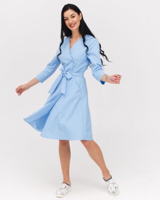 Medical gown for women Provence blue 178-333-677 (6613946) фото 7