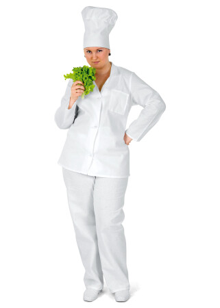 Chef's costume for women (220100) фото 1