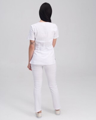 Medical suit for women Rio white 135-324-707 (6613225) фото 2