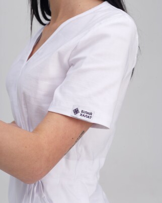 Medical suit for women Rio white 135-324-707 (6613225) фото 5