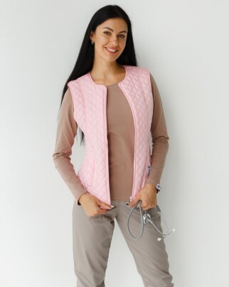 Medical insulated vest women's Geneva light pink 366-414-844 (6613200) фото 6