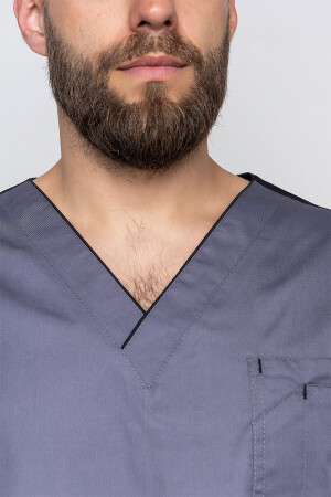Medical jacket for men Manhattan. Asphalt (5437042) фото 7