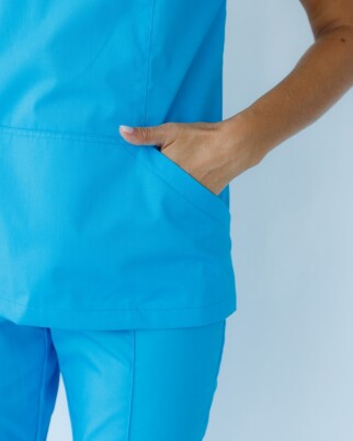 Medical shirt women's Topaz cobalt 164-439-705 (6613523) фото 4
