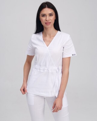 Medical suit for women Rio white 135-324-707 (6613225) фото 7