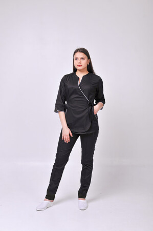Venice+ Br. skinny suit. COTTON. Black / light grey (544625) фото 2