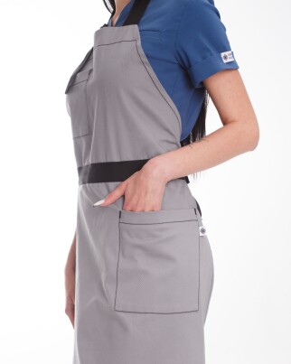 Professional water-repellent apron Florence grey 173-328-909 (6613853) фото 4