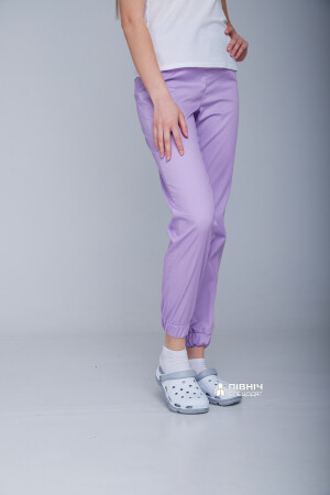 Women's medical trousers "Monica" purple (3399122) фото 4