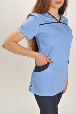 Suit I-30+ Br. skinny. COTTON. Blue / navy blue (544707) фото 2