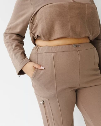 Medical suit for women Vancouver dark beige 524-435-758 (6637706) фото 8