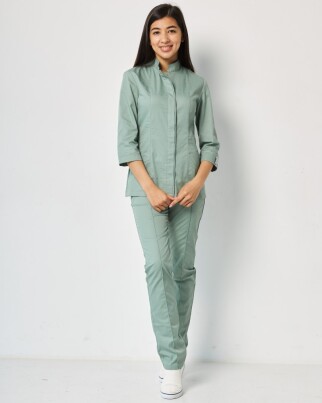 Medical suit for women Sakura olive 124-327-678 (6613322) фото 3