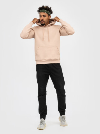 Худи UNISEX с начесом U-0401 бежевый (5110247) фото 3