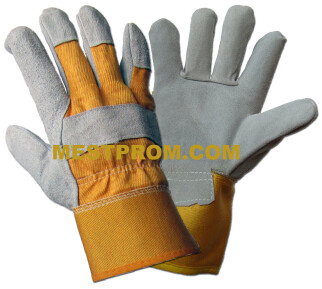 Spilk gloves with faux fur (43) фото 3