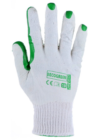 Gloves workers "Glazier" green (051з) фото 2