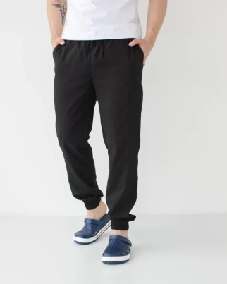 Medical pants men's stretch joggers black 504-321-730 (6637786) фото 1