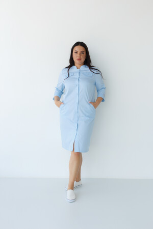 Women's medical gown Valerie azure +SIZE 156-462-677 (6625324) фото 2