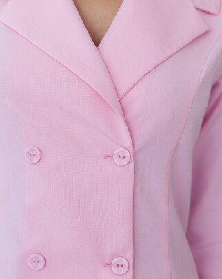 Medical gown women's Monica light pink 356-414-677 (6613590) фото 5