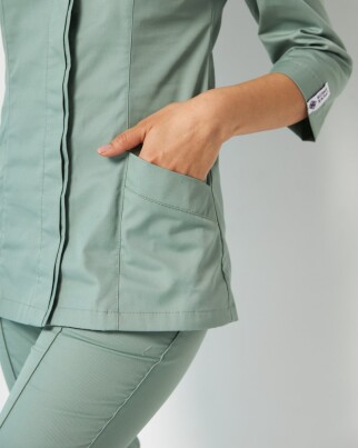 Medical suit for women Sakura olive 124-327-678 (6613322) фото 7