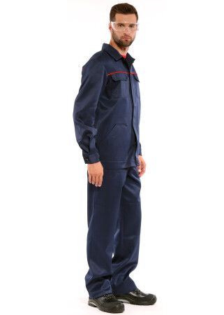 Work jacket "STANDARD" blue - Twill, 245 g/m2 (1613315) фото 3