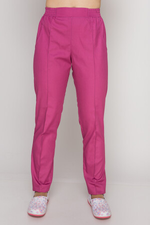 Trousers skinny for women. Cotton. Fuchsia (549952) фото 1