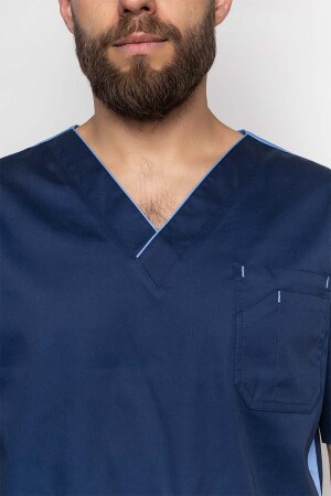 Medical jacket for men Manhattan. Dark blue (5437044) фото 6