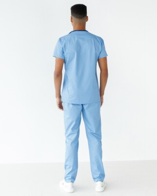 Medical suit for men Milan blue 134-333-708 (6613698) фото 2