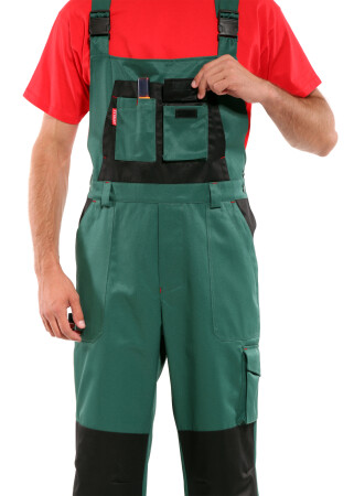 Bib pants working "OPTIMA" green (1135) фото 4