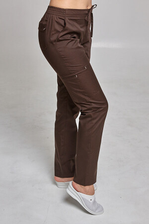 Women's Virginia trousers. COTTON. Brown (544952) фото 2