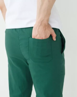 Medical pants men's stretch joggers green 504-350-730 (6637785) фото 6