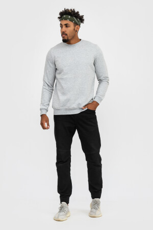 Свитшот UNISEX с начесом U-0301 серый (5110310) фото 9
