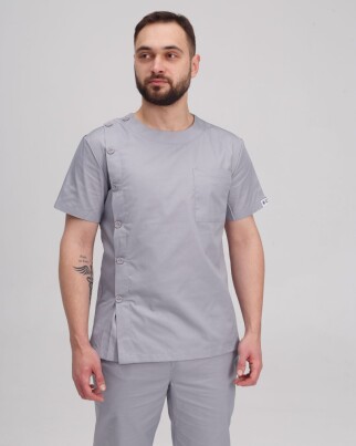 Медицинский костюм мужской Техас серый 136-328-677 (6613710) фото 4