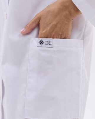 Medical coat Student white (long sleeve) 586-324-677 / 587-324-677 (6638145) фото 9