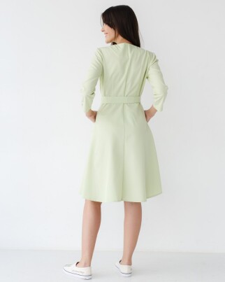 Medical gown for women Provence pistachio 178-396-677 (6613956) фото 2