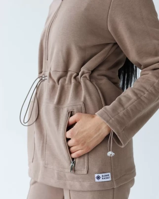 Medical suit for women Vancouver dark beige 524-435-758 (6637706) фото 5