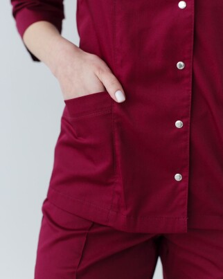 Medical suit women's Lotus marsala 125-326-679 (6613244) фото 6