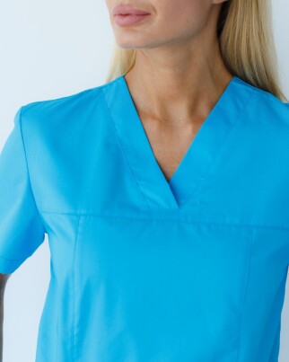 Medical shirt women's Topaz cobalt 164-439-705 (6613523) фото 3