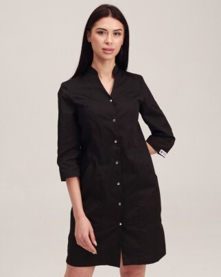 Medical gown women's Elizabeth black 416-321-679 (6613605) фото 4