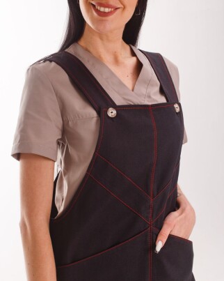 Professional water-repellent apron Trieste black 173-321-912 (6613844) фото 6