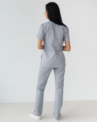 Medical shirt women's Topaz gray 164-328-705 / 386-328-705 (6613496) фото 2