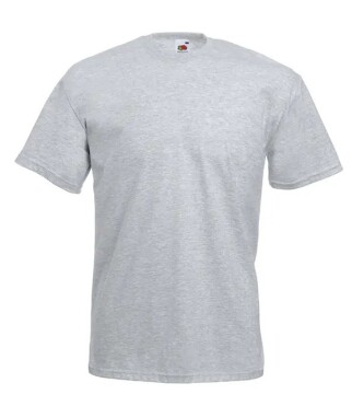 T-shirt working "Fruit of the loom" gray 165 g/m2 (220042) фото 5