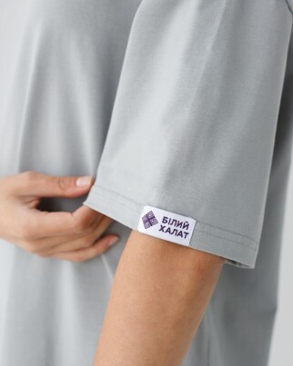 Medical T-shirt unisex light gray 453-419-922 (6613566) фото 7