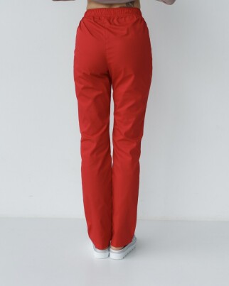 Medical pants women's red 163-339-726 (6613620) фото 2