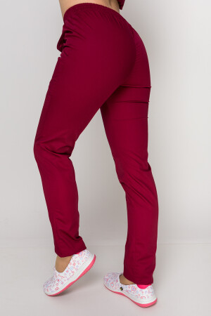 Костюм Монік, жіночий медичний, завужені штани. Марсал (5410152) фото 2