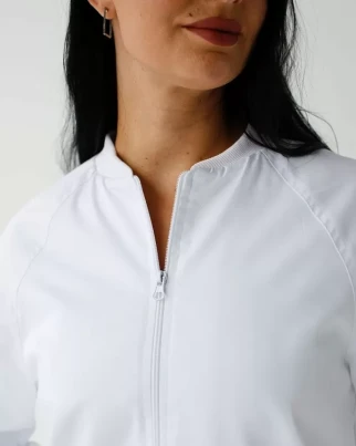 Medical jacket women's Atlanta white 522-324-842 (6637347) фото 8
