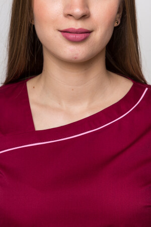 Костюм Монік, жіночий медичний, завужені штани. Марсал (5410152) фото 8