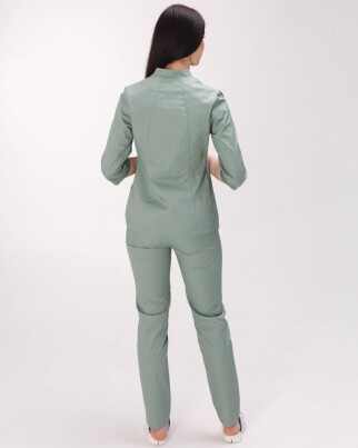 Медицинский костюм женский Элизабет оливковый 441-327-679 (6613365) фото 2